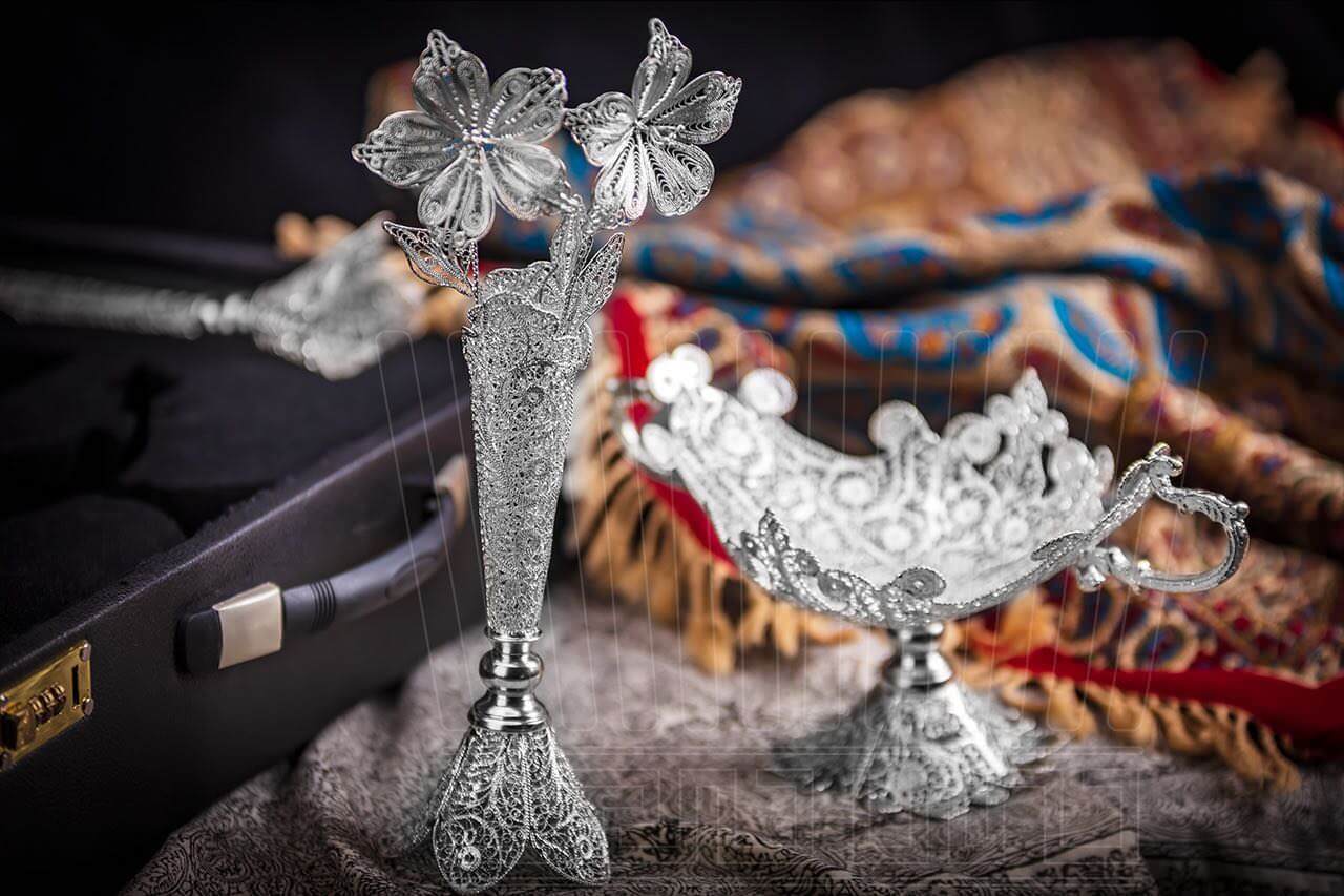 Filigree malileh-kari handicraft
