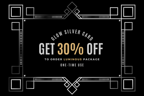 Glow Silver Card