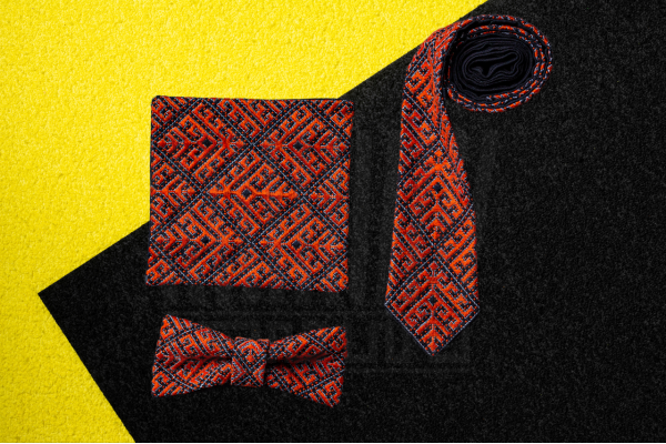 Tie Set - Fire Opal 