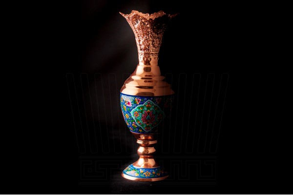 Burnish Hyacinth Vase