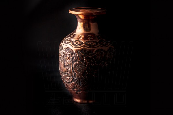 Engraving Sugar Pot & Blony Vase 1
