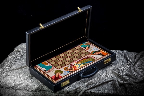 Inlay Backgammon & Chess: Face