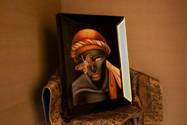 Inlay Mirror - Black Girl 