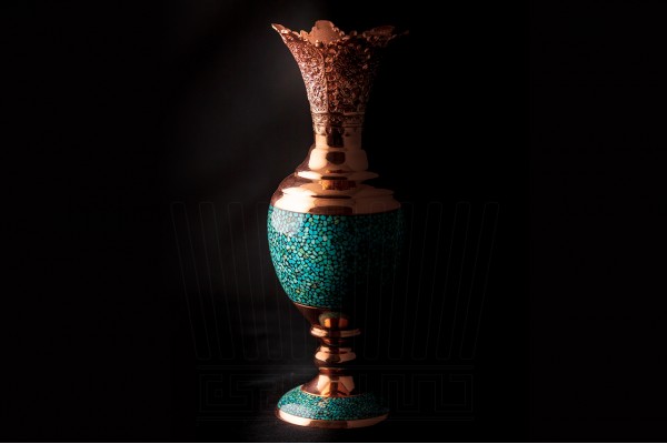 Turquoise Hyacinth Vase